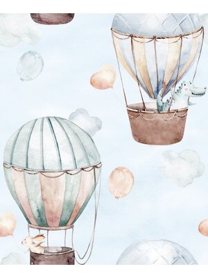 Noordwand Kids Walls Behang met luchtballonnen - 45863