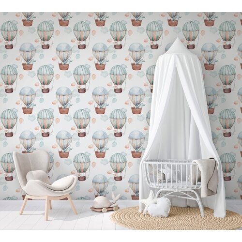 Noordwand Kids Walls Behang met luchtballonnen - 45865