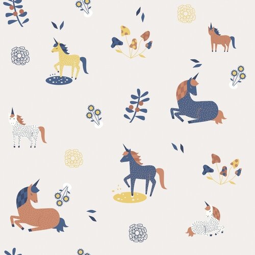 Noordwand Kids Walls Behang met unicorns - 45821