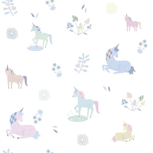 Noordwand Kids Walls Behang met unicorns - 45823