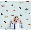 Noordwand Kids Walls Behang met vliegtuigen en helikopters - 45817