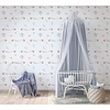 Noordwand Kids Walls Behang met vogeltjes, vlaggetjes en ballonnen - 45892
