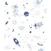 Noordwand Kids Walls Behang outerspace met astronauten, raketten en planeten - 45848