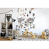 Noordwand Kids Walls Fotobehang kinderkamer wereldkaart dieren - 45875