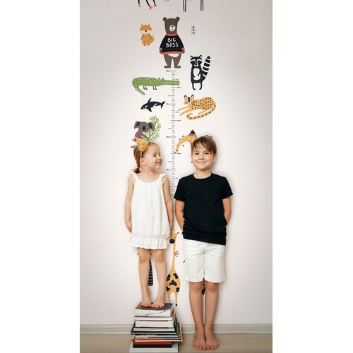Noordwand Kids Walls Fotobehang meetlint dieren - 45877