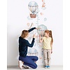 Noordwand Kids Walls Fotobehang meetlint met luchtballonnen - 45867