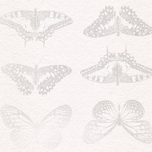 Noordwand Komar Colours Fotobehang Mur de Papillons - X4-1076