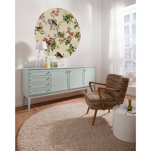 Noordwand Komar Dots Behangcirkel Bird Party - D1-100