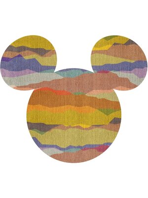 Noordwand Komar Dots Behangcirkel Disney - Mickey Mouse -Head - DD1-011 Noordwand Komar Dots Behangcirkel Disney - Mickey Mouse -Head - DD1-011