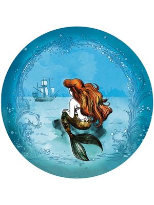 Noordwand Komar Dots Behangcirkel Disney Princess - Ariel - Dreaming - DD1-020