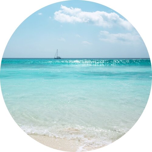 Noordwand Komar Dots Behangcirkel Lagoon - D1-082