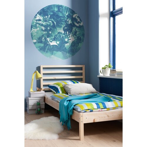 Noordwand Komar Dots Behangcirkel Marvel - Avengers - Blue Power - DD1-031