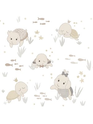 Noordwand Happy Behang met schildpadjes - 14851