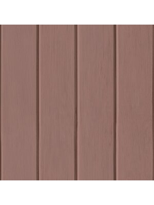 Noordwand Happy Behang met lambrisering planken - 14878