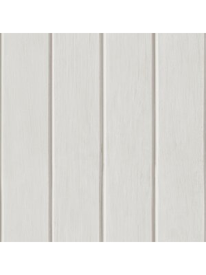 Noordwand Happy Behang met lambrisering planken - 14876