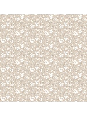 Noordwand Happy Behang met koraal print - 14855