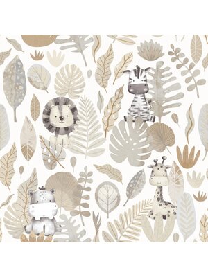 Noordwand Happy Behang met jungle dieren - 14837
