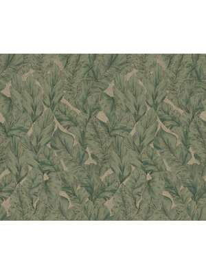 Dutch Wallcoverings FC Roberto Cavalli 9- bladeren grn/bei - 21077