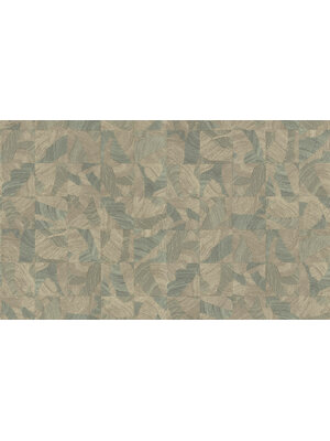 Dutch Wallcoverings FC Roberto Cavalli 9- blok grn/bei - 21067