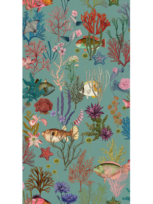 Dutch Wallcoverings FC Arboretum- Cora Soft Aqua - 99430