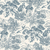 Dutch Wallcoverings FC Arboretum- Natoru Navy Cream - 91705