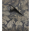 Dutch Wallcoverings FC Arboretum- Natoru Charcoal Gold - 91701
