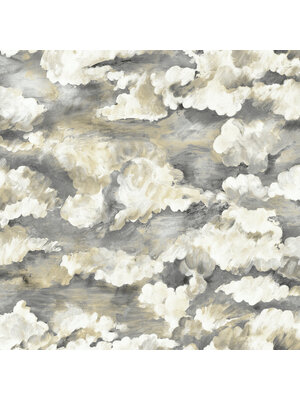 Dutch Wallcoverings FC Arboretum- Sora Charcoal - 91773