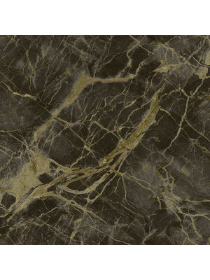 Dutch Wallcoverings FC Arabesque- Portoro Marble Ch/Gld - 36280