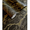 Dutch Wallcoverings FC Arabesque- Portoro Marble Ch/Gld - 36280