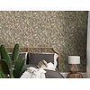 Dutch Wallcoverings FC Arabesque- Pluma Chocolate Gold - 36342