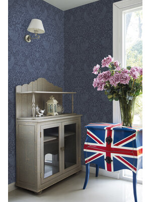 Dutch Wallcoverings FC British Heritage vogel blauw - KT20702