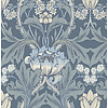 Dutch Wallcoverings FC British Heritage bloem blauw - KT20502