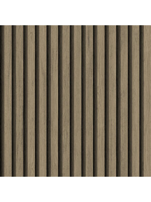 Dutch Wallcoverings FC Elements- Ribbvägg Walnut - 11930