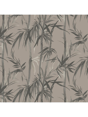 Dutch Wallcoverings FC Bellagio- Miyako Pewter Noir - BE01522