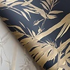 Dutch Wallcoverings FC Bellagio- Miyako Midnight Gold - BE01521