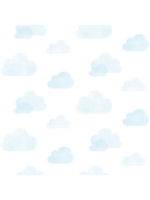 Dutch Wallcoverings FC Joy- wolken wit/blauw - 72107