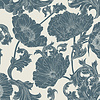 Dutch Wallcoverings FC Ekbacka- Papaver White/Blue - 14023