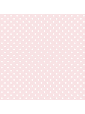 Dutch Wallcoverings FC Joy- stippen roze/wit - 72091