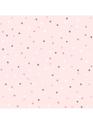 Dutch Wallcoverings FC Joy- stippen roze - 72082
