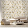 Dutch Wallcoverings FC Designology- Silverdale Gold Butterfly - DE01731