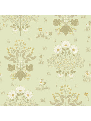 Dutch Wallcoverings FC Hjärterum- Edla lichtgroen - 83134