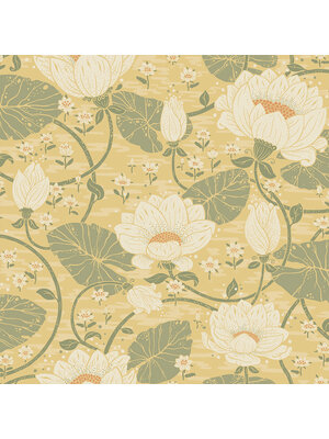 Dutch Wallcoverings FC Hjärterum- Eva lichtgeel - 83123