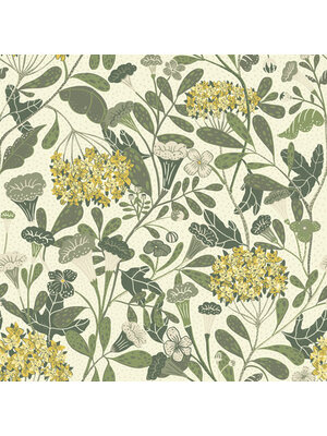 Dutch Wallcoverings FC Lina- Hybbe Light green - 55023