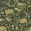 Dutch Wallcoverings FC Lina- Hybbe Dark green - 55022