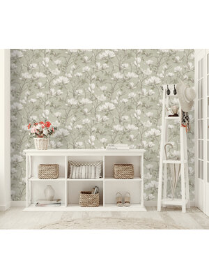 Dutch Wallcoverings FC Eleganza- Petalina Sage - 36401
