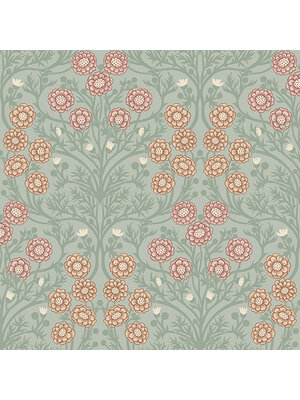 Dutch Wallcoverings FC Ekbacka- Bellis Light green - 14017