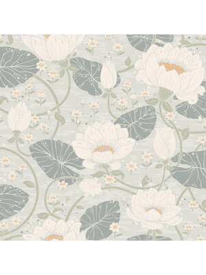 Dutch Wallcoverings FC Hjärterum- Eva grijs - 83121