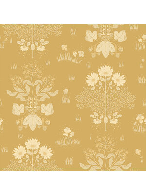 Dutch Wallcoverings FC Hjärterum- Edla geel - 83135