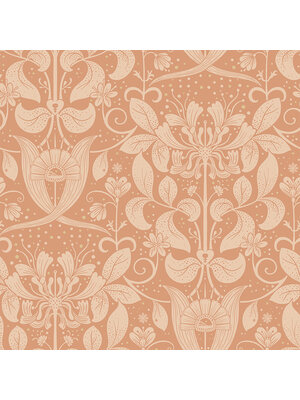 Dutch Wallcoverings FC Hjärterum- Berit coral - 83128