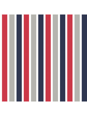 Dutch Wallcoverings FC Joy- strepen blauw/rood/grijs - 72076